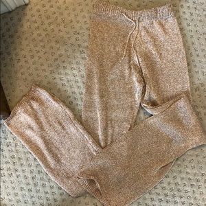 Rose gold pants